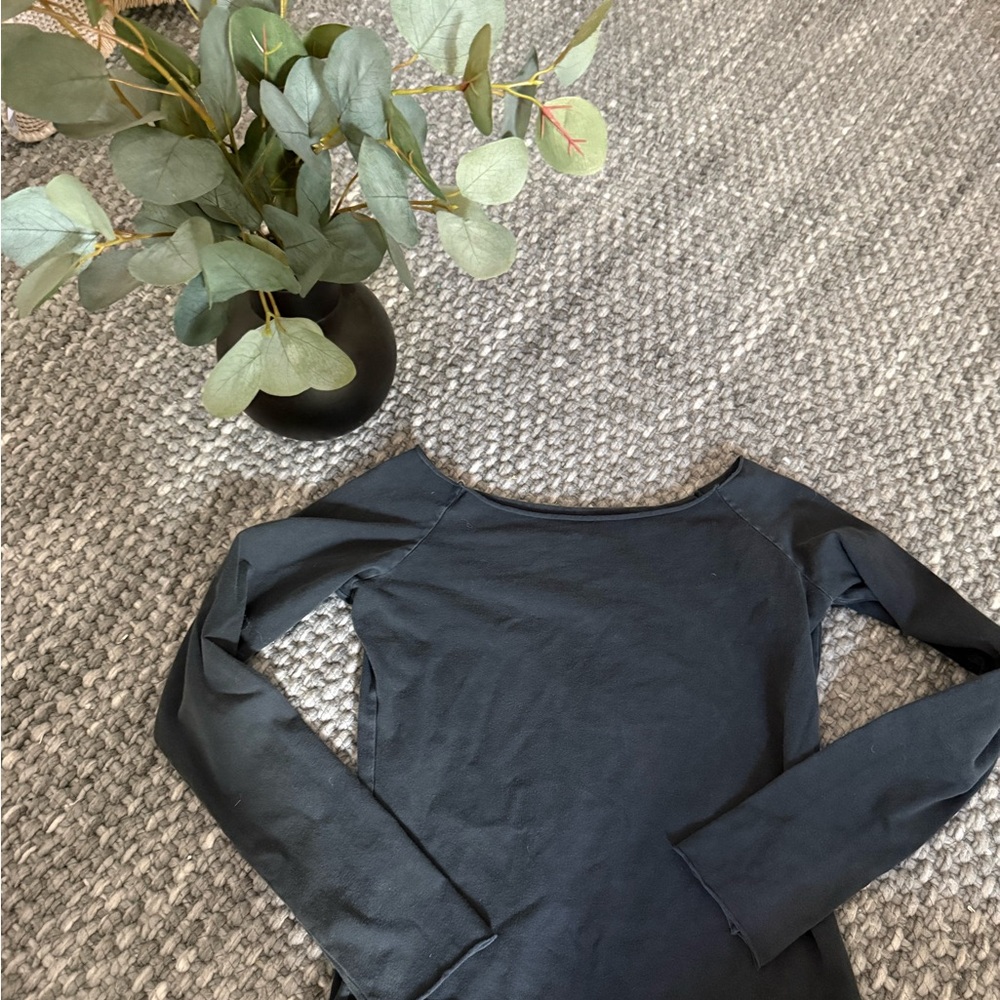 John Galt Shirt  Pacsun Size XS Women's  Black Long Sleeve
